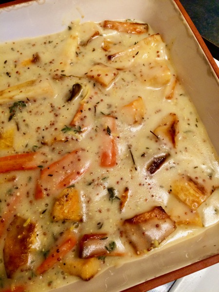 Vegan Fodmap Friendly Roasted Vegetable Suet Pie